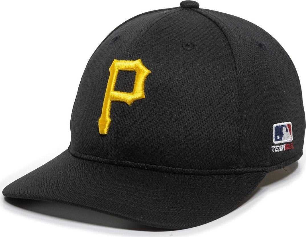 OC Sports MLB-350 MLB Polyester Baseball Adjustable Cap - Pittsburgh Pirates Home &amp; Road - HIT a Double - 1