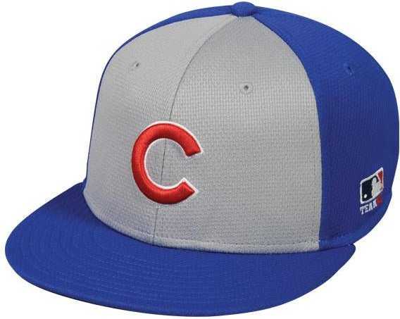OC Sports MLB-400 MLB Mesh Baseball Cap - Chicago Cubs Colorblock - HIT a Double - 1