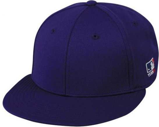 OC Sports MLB-807 Stretch Fit Cap - Purple - HIT a Double - 1