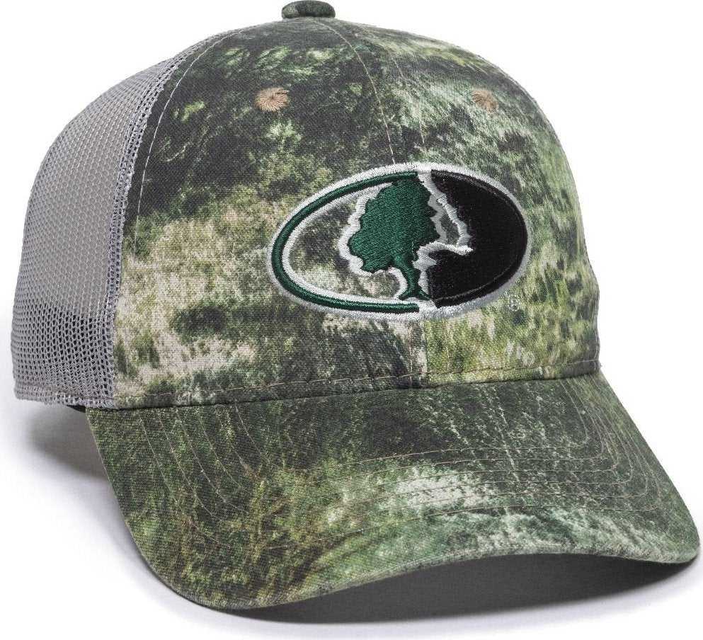OC Sports MOFS38A Adjustable Mesh Back Cap - Mossy Oak Mountain Country Grey - HIT a Double - 1