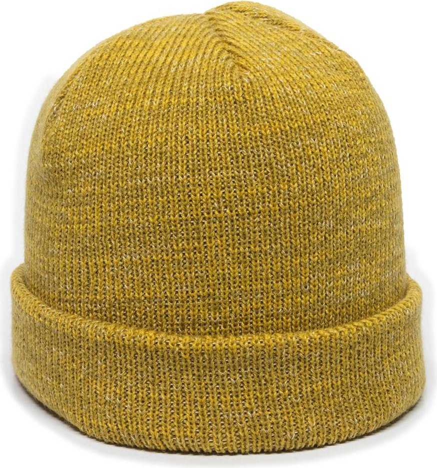 OC Sports OC804 Watch Beanie with Cuff - Mustard - HIT a Double - 1