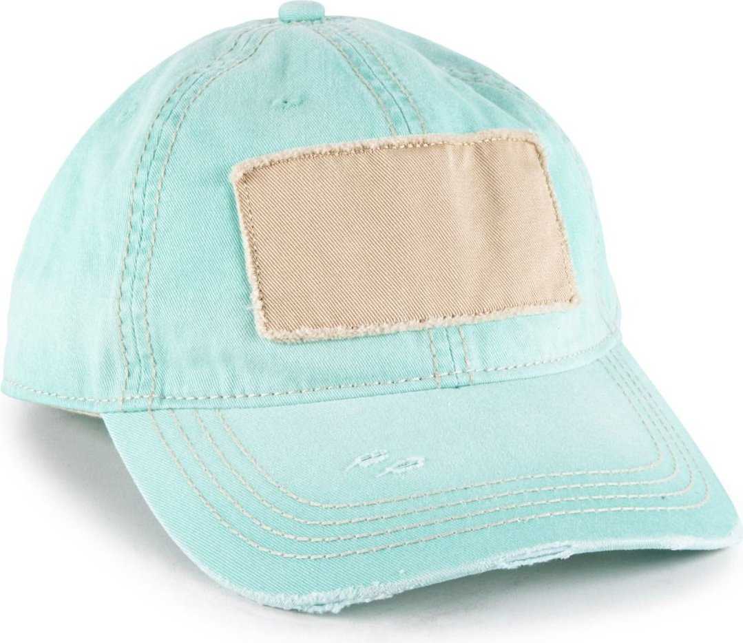 OC Sports OC902 Pigment Dyed Cotton Twill Cap - Mint - HIT a Double - 1