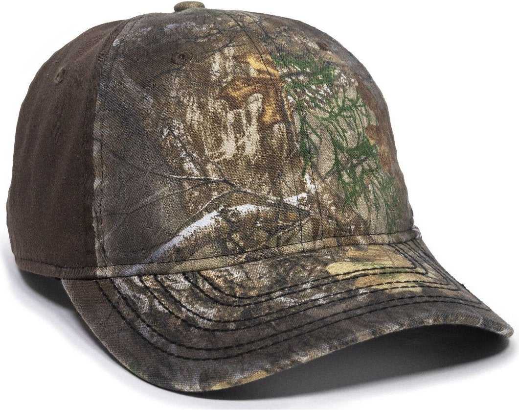 OC Sports OSC-101 Adjustable Cap - Realtree Edge Brown - HIT a Double - 1