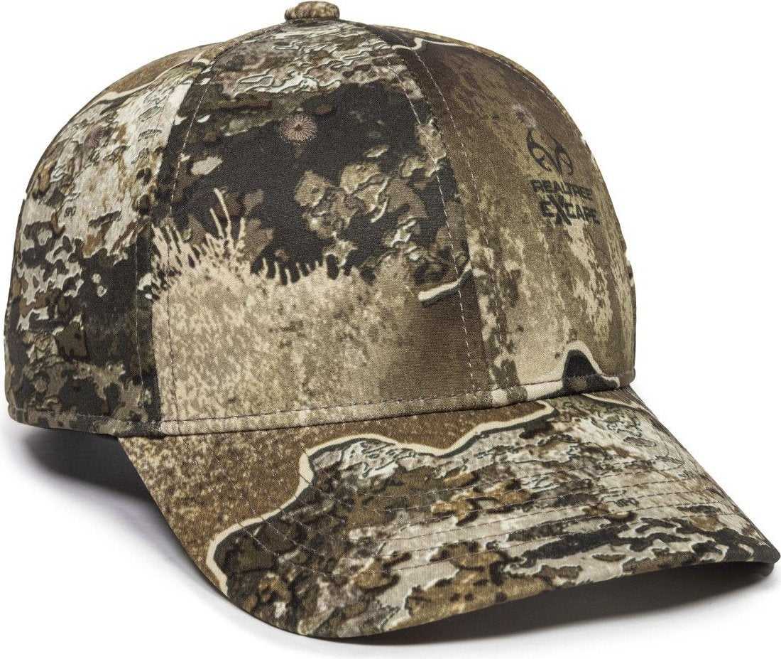 OC Sports PFC-100 Adjustable Cap - Realtree Excape - HIT a Double - 1