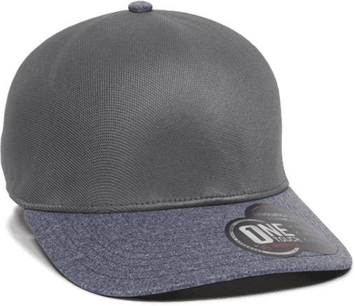 OC Sports REEVO Flexible Fitting Cap - Graphite Navy - HIT a Double - 1