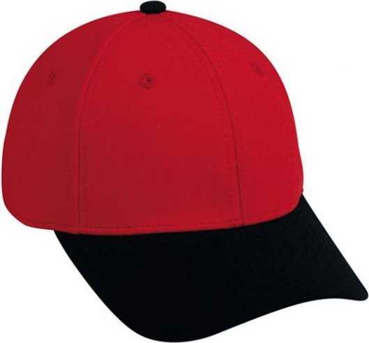 OC Sports TGS1925X Polyester with Bamboo Proflex Cap - Red Black - HIT a Double - 1