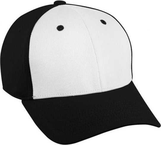OC Sports TGS1925X Polyester with Bamboo Proflex Cap - White Black Black - HIT a Double - 1