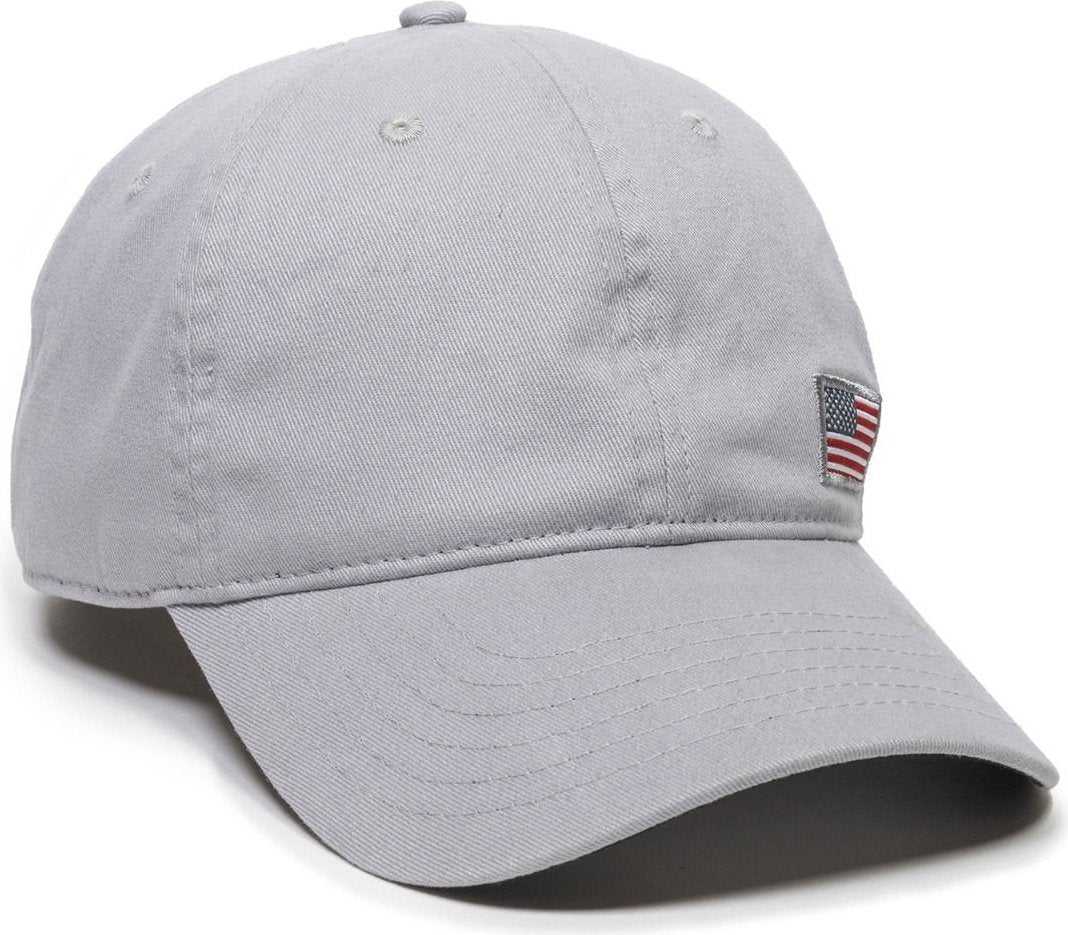 OC Sports USA-160 Low Crown Unstructured Cap -Gray - HIT a Double - 1