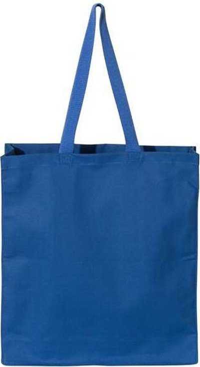 OAD OAD100 Promotional Shopper Tote - Royal - HIT a Double - 1