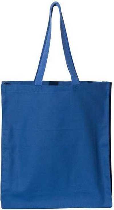 Oad OAD100 Promotional Shopper Tote - Royal - HIT a Double - 2