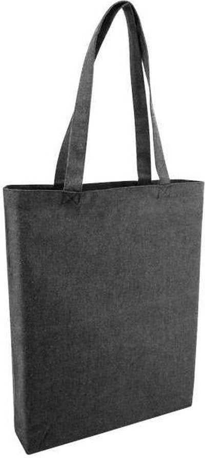 Oad OAD106R Midweight Recycled Gusseted Tote - Steel Gray" - "HIT a Double