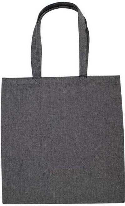 Oad OAD113R Midweight Recycled Tote Bag - Steel Gray&quot; - &quot;HIT a Double