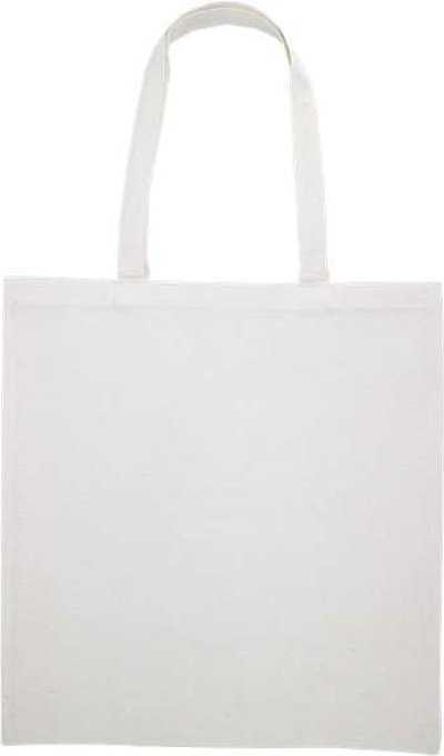 Oad OAD113R Midweight Recycled Tote Bag - White&quot; - &quot;HIT a Double