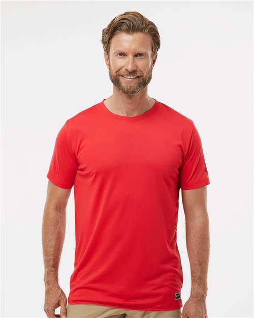 Oakley FOA402991 Team Issue Hydrolix T-Shirt - Team Red" - "HIT a Double