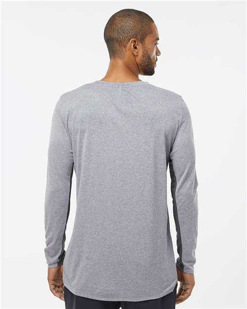 Oakley FOA402992 Team Issue Hydrolix Long Sleeve T-Shirt - New Granite Heather&quot; - &quot;HIT a Double