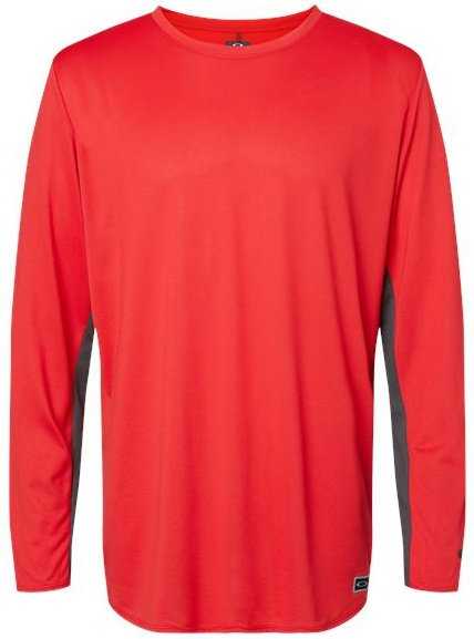 Oakley FOA402992 Team Issue Hydrolix Long Sleeve T-Shirt - Team Red - HIT a Double - 1