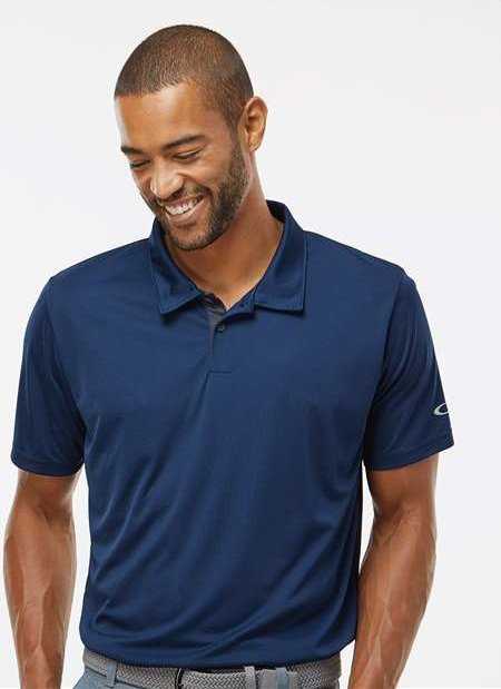 Oakley FOA402993 Team Issue Hydrolix Polo - Team Navy&quot; - &quot;HIT a Double