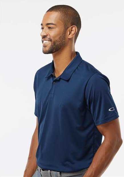 Oakley FOA402993 Team Issue Hydrolix Polo - Team Navy&quot; - &quot;HIT a Double