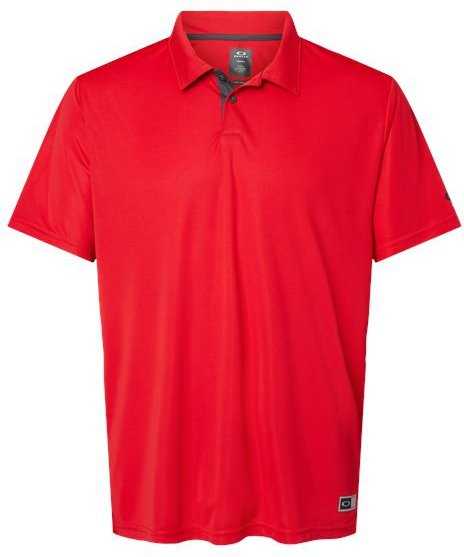 Oakley FOA402993 Team Issue Hydrolix Polo - Team Red&quot; - &quot;HIT a Double