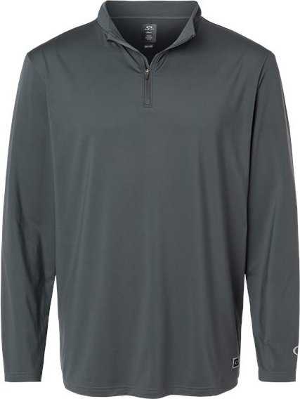 Oakley FOA402997 Team Issue Podium Quarter-Zip Pullover - Forged Iron" - "HIT a Double