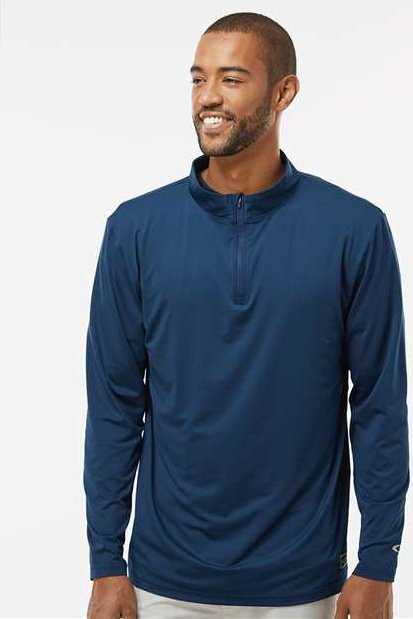 Oakley FOA402997 Team Issue Podium Quarter-Zip Pullover - Team Navy" - "HIT a Double