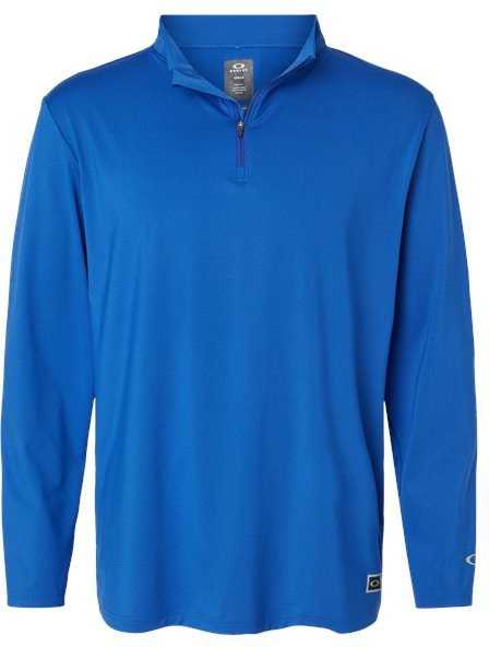 Oakley FOA402997 Team Issue Podium Quarter-Zip Pullover - Team Royal" - "HIT a Double