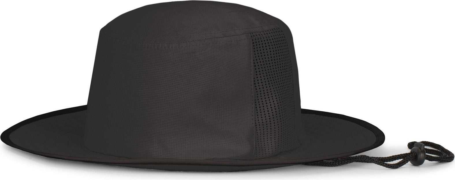Pacific Headwear 1964B Perforated Legend Boonie - Graphite Black - HIT a Double