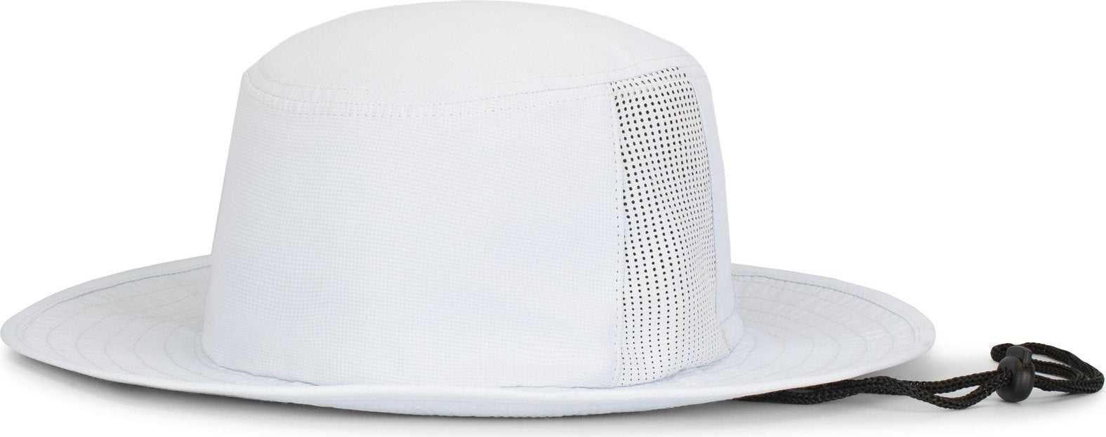 Pacific Headwear 1964B Perforated Legend Boonie - White - HIT a Double