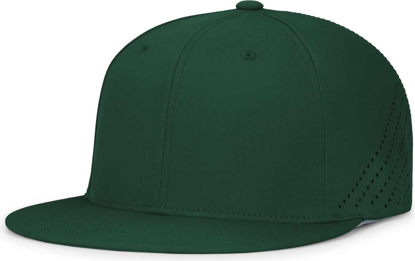 Pacific Headwear ES471 Premium Lightweight Perforated Pacflex Coolcore Cap - Dark Green - HIT a Double