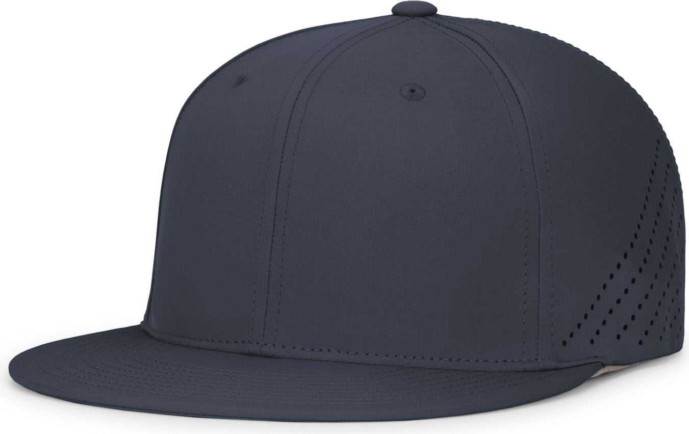 Pacific Headwear ES471 Premium Lightweight Perforated Pacflex Coolcore Cap - Graphite - HIT a Double