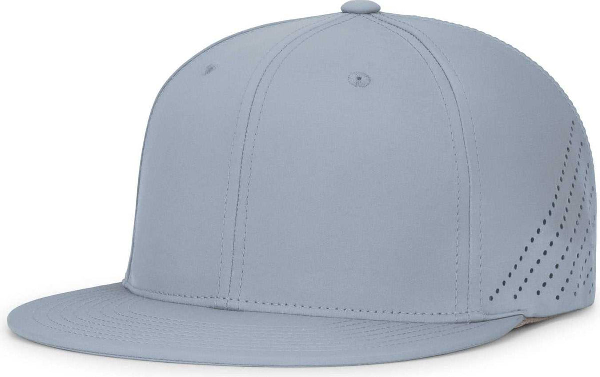 Pacific Headwear ES471 Premium Lightweight Perforated Pacflex Coolcore Cap - Silver - HIT a Double