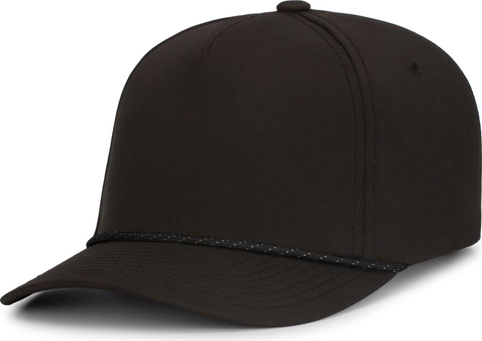 Pacific Headwear P421 Weekender Cap - Black Black White - HIT a Double