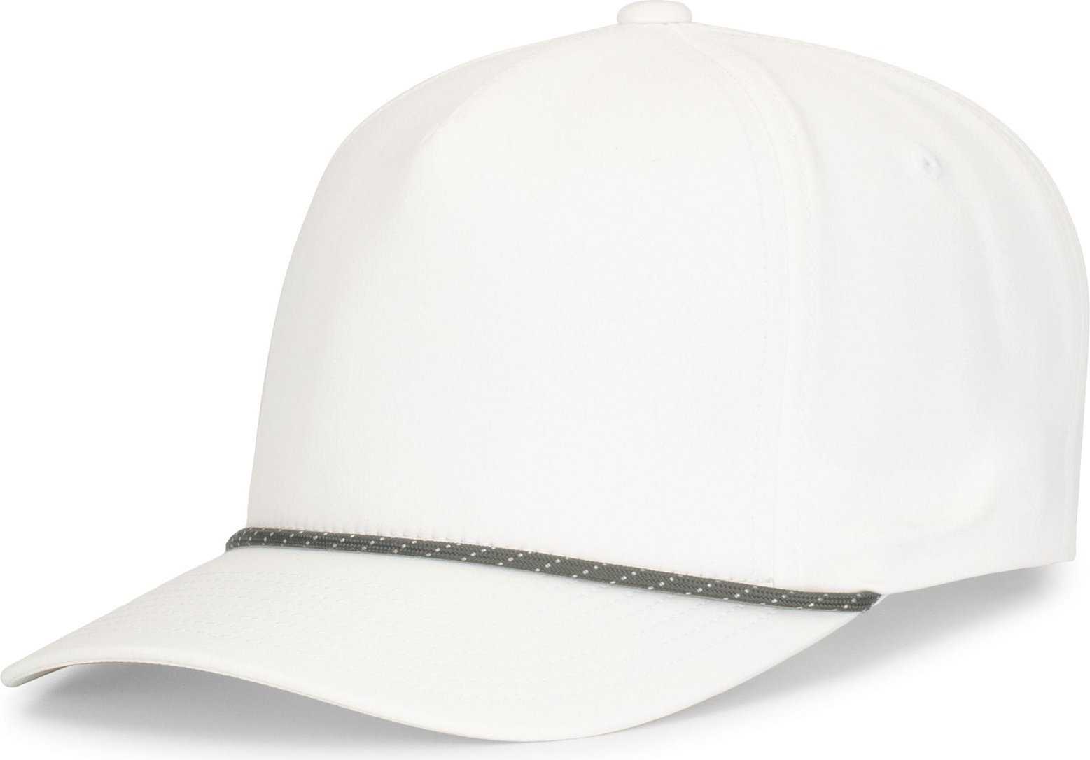 Pacific Headwear P421 Weekender Cap - White Graphite White - HIT a Double