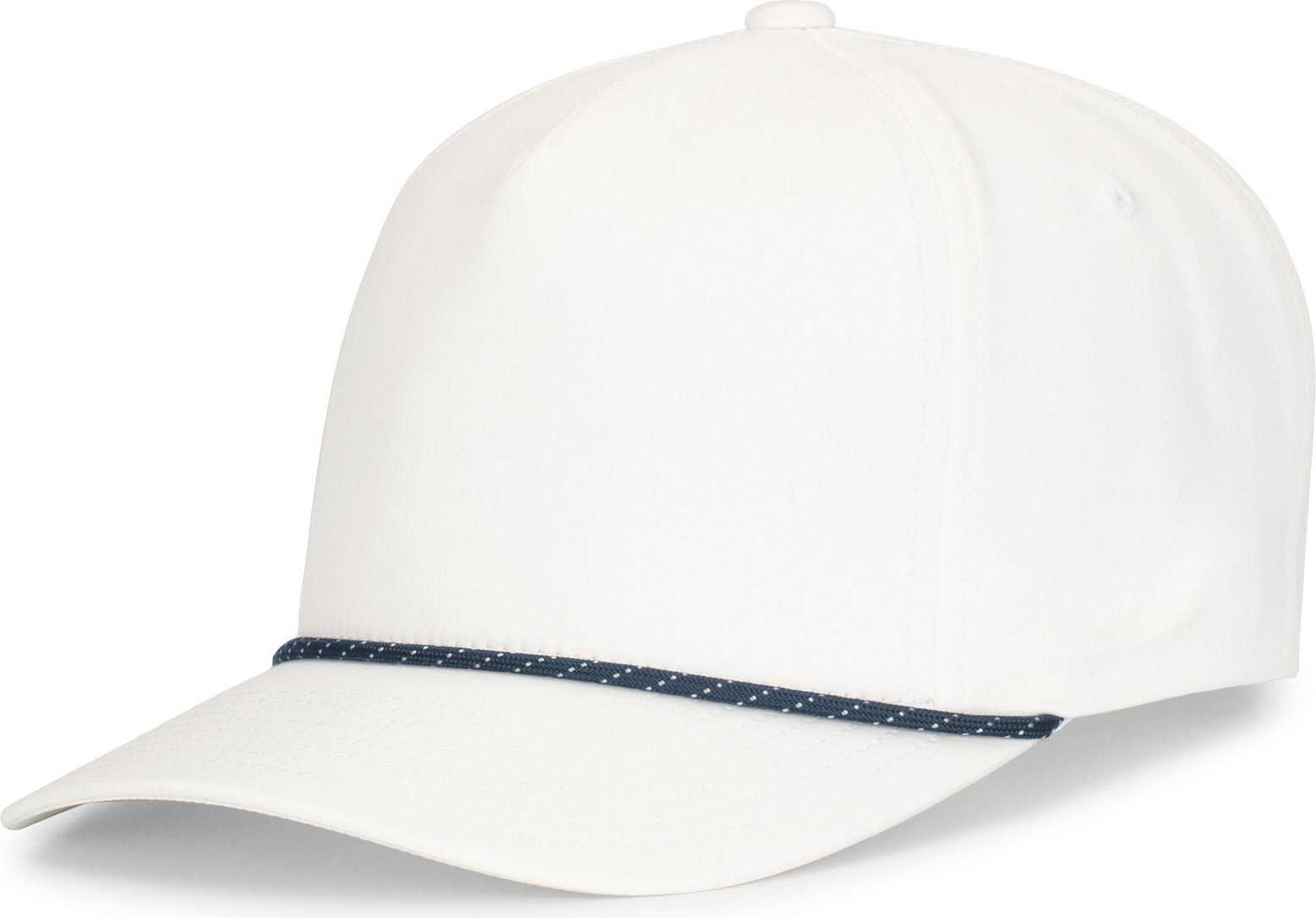 Pacific Headwear P421 Weekender Cap - White Navy White - HIT a Double