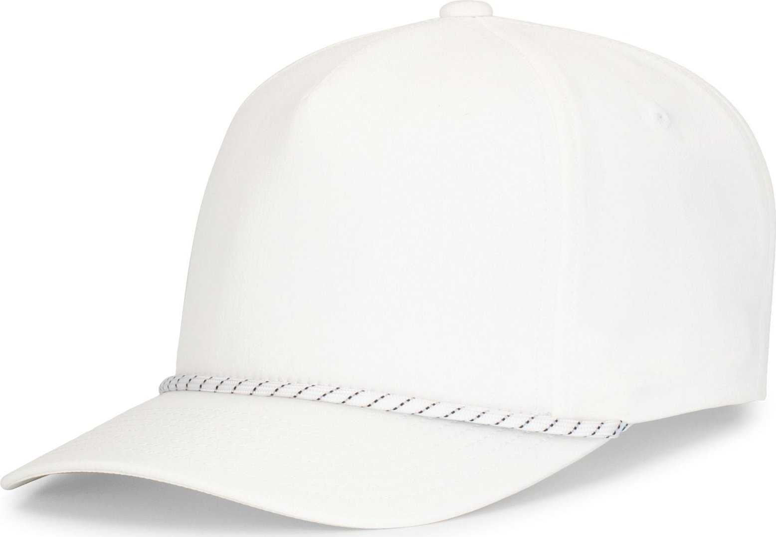 Pacific Headwear P421 Weekender Cap - White White Black - HIT a Double
