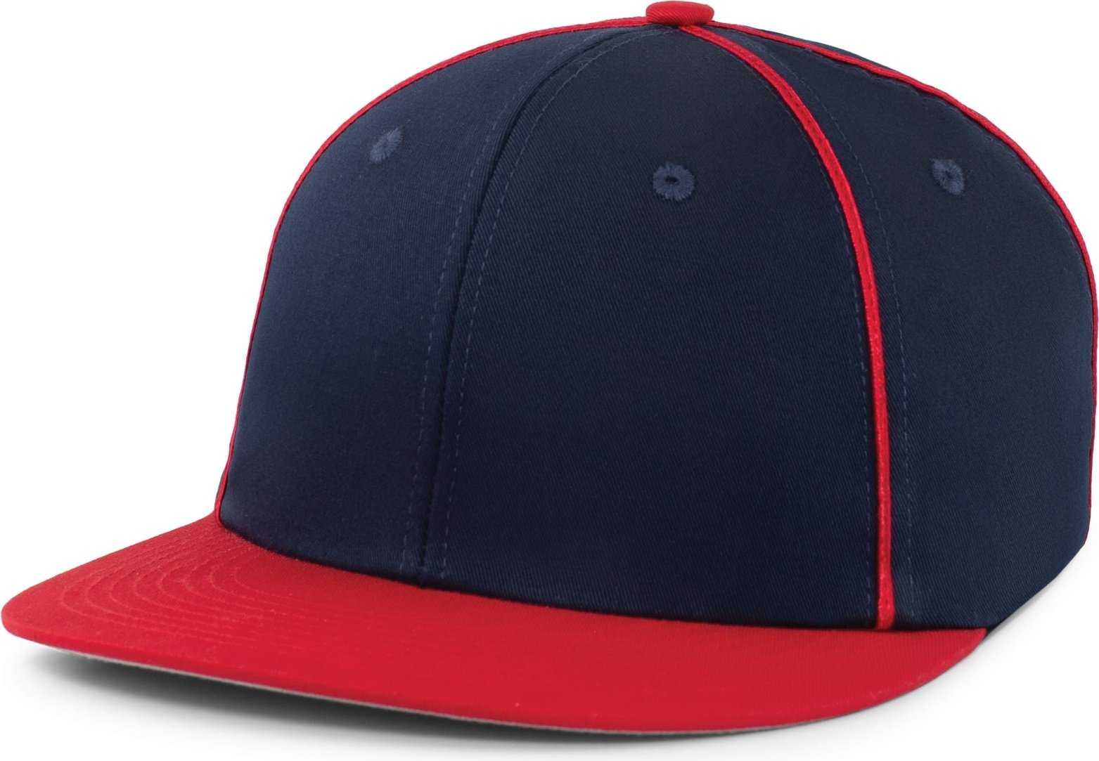 Pacific Headwear P820 Momentum Team Cap - Navy Red - HIT a Double