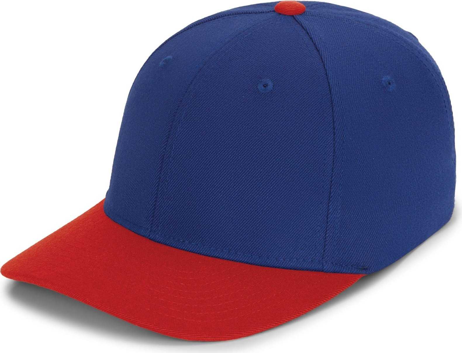 Pacific Headwear P821 Pro Wool Pacflex Cap - Royal Red - HIT a Double