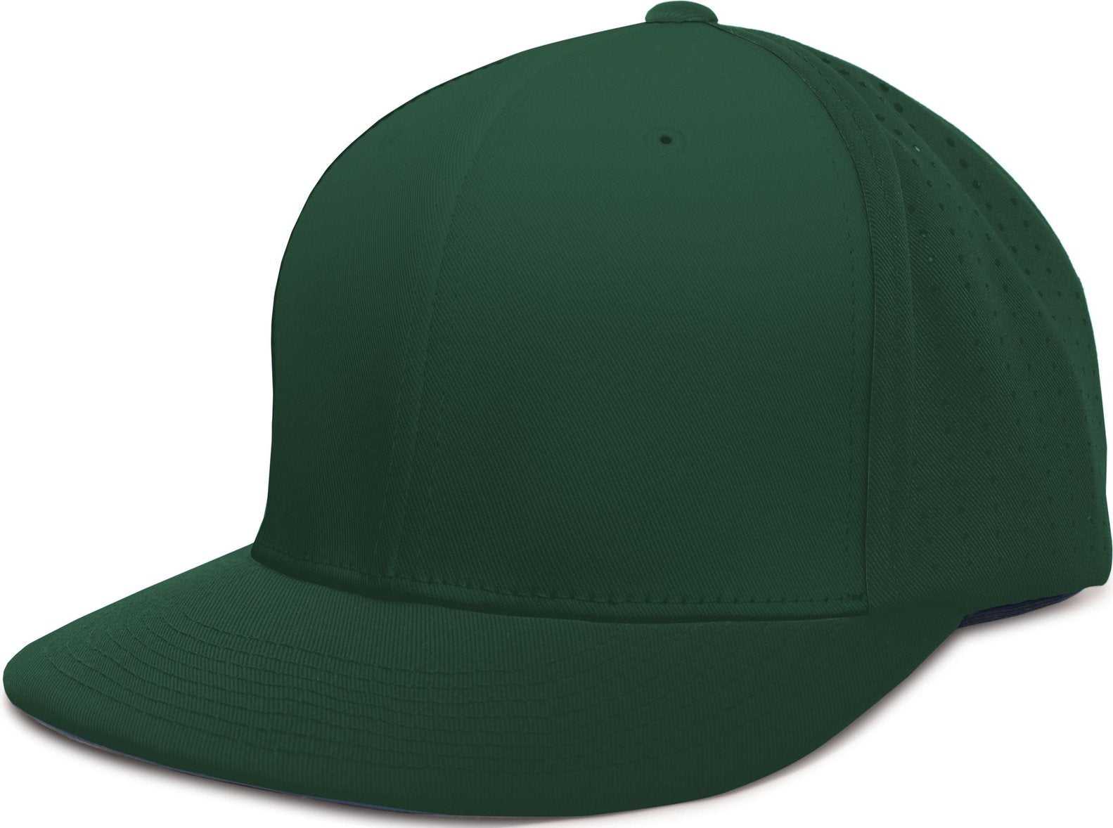 Pacific ES474 Perforated F3 Performance Flexfit Cap - Dark Green - HIT a Double - 1