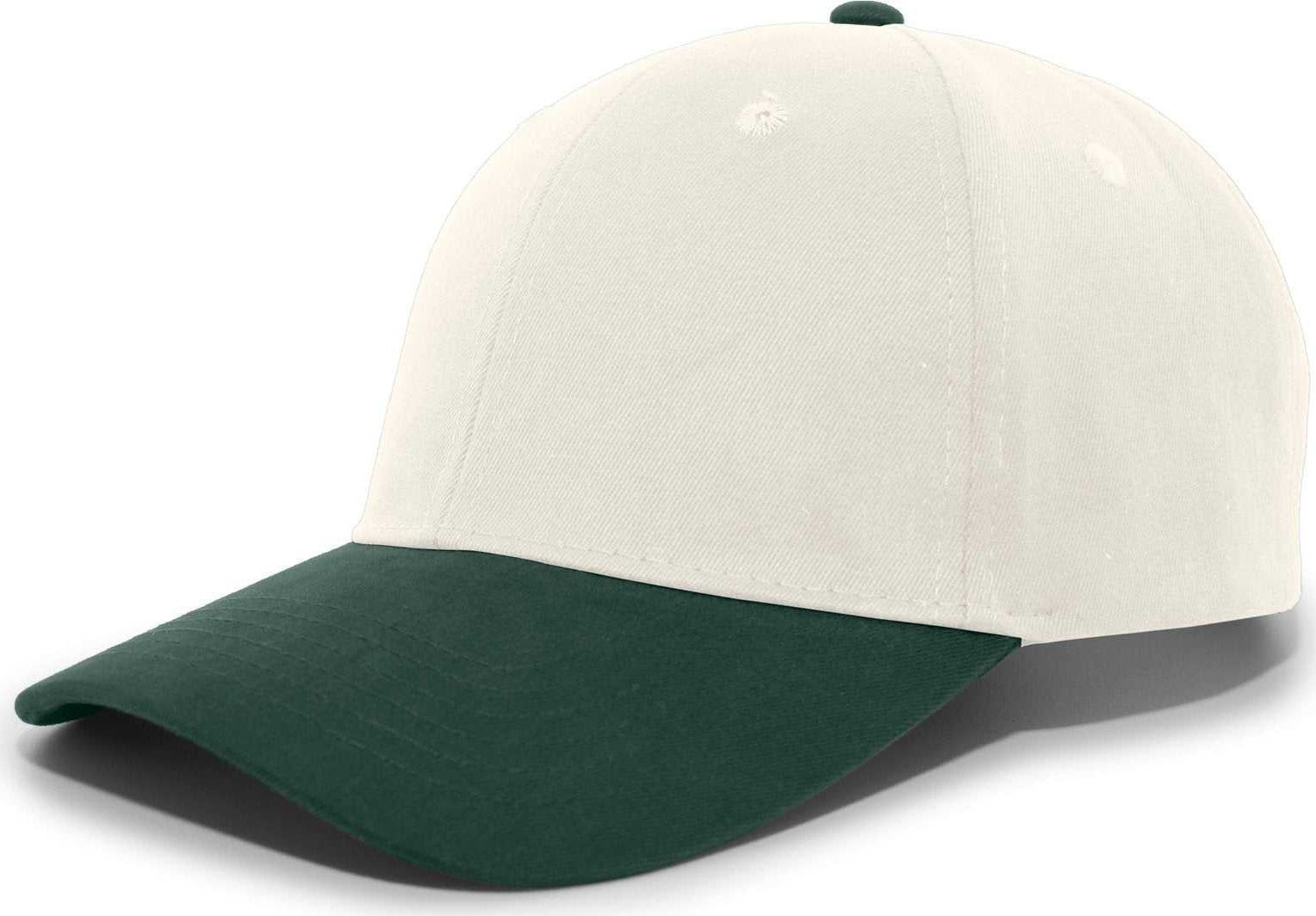 Pacific Headwear 101C Brushed Cotton Hook-and-Loop Cap - Khaki Hunter - HIT a Double