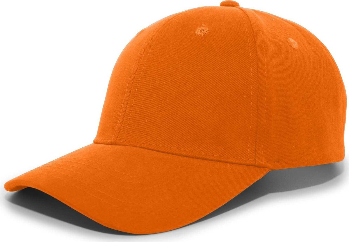 Pacific Headwear 101C Brushed Cotton Hook-and-Loop Cap - Mango - HIT a Double