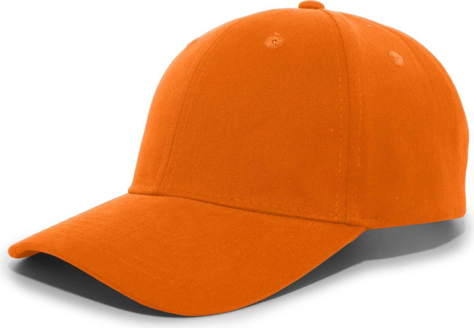 Pacific Headwear 101C Brushed Cotton Hook-and-Loop Cap - Mango - HIT a Double