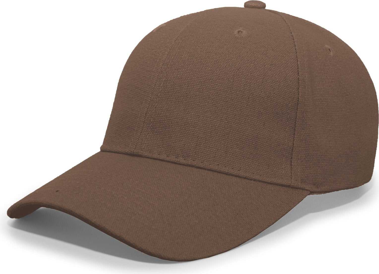 Pacific Headwear 191C Cotton Duck Structured Hook-and-Loop Cap - Walnut - HIT a Double