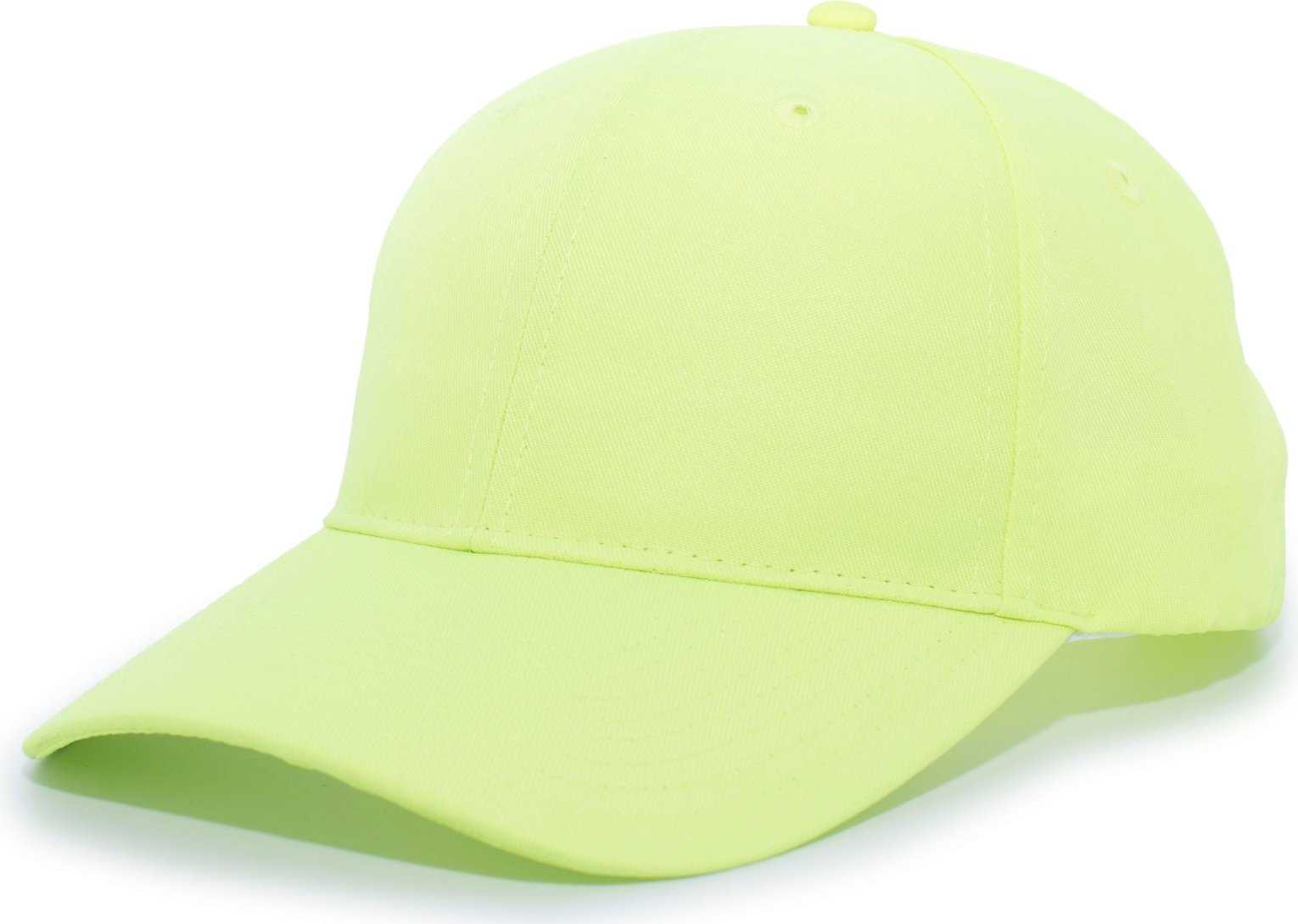 Pacific Headwear 199C High-Vis Structured Snapback Cap - Neon Yellow - HIT a Double