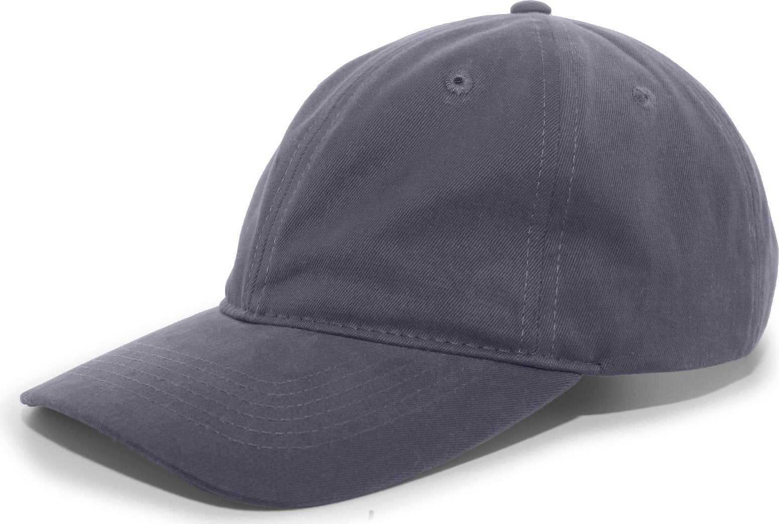 Pacific Headwear 201C Brushed Cotton Twill Buckle Back Cap - Graphite - HIT a Double