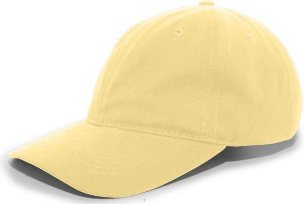 Pacific Headwear 201C Brushed Cotton Twill Buckle Back Cap - Mustard - HIT a Double