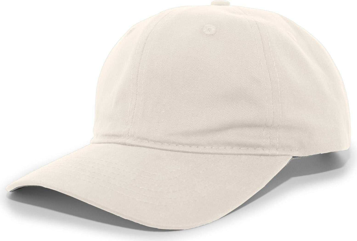 Pacific Headwear 220C Brushed Cotton Twill Hook-and-Loop Cap - Stone - HIT a Double