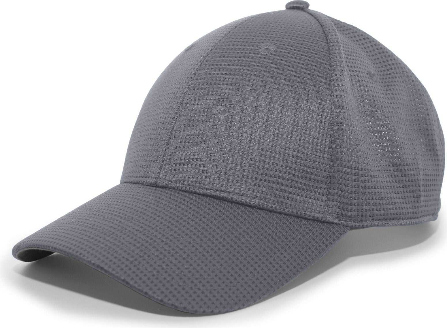 Pacific Headwear 285C Air-Tech Performance Hook-and-Loop Cap - Graphite - HIT a Double