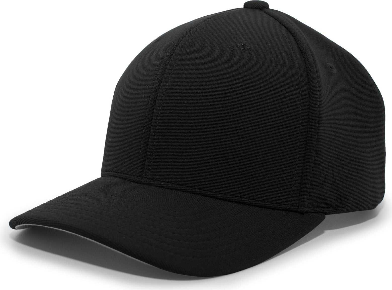 Pacific Headwear 298M M2 Performance Hook-and-Loop Cap - Black - HIT a Double