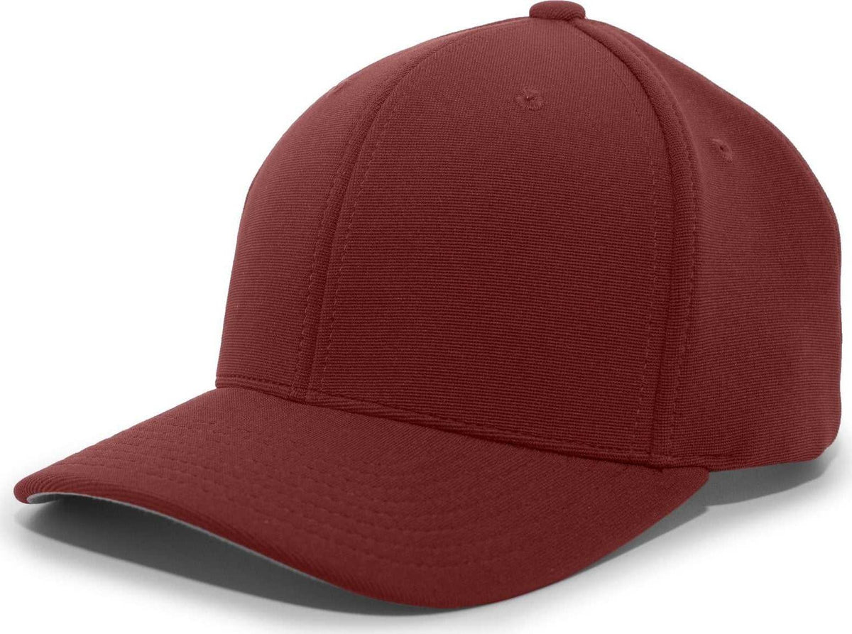 Pacific Headwear 298M M2 Performance Hook-and-Loop Cap - Maroon - HIT a Double