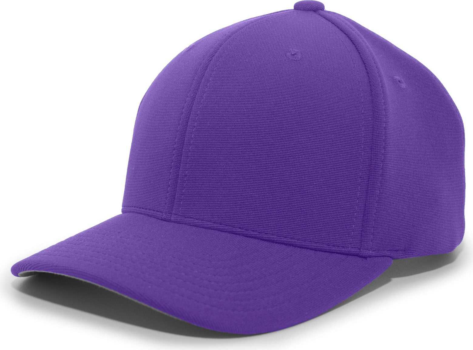 Pacific Headwear 298M M2 Performance Hook-and-Loop Cap - Purple - HIT a Double